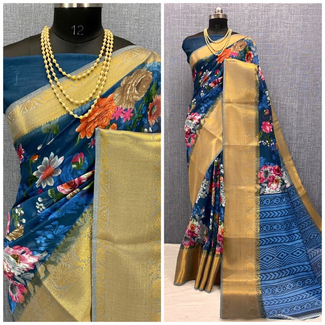 Kanchi Chanderi 5 Latest Ethnic Wear Designer Silk Saree Collection